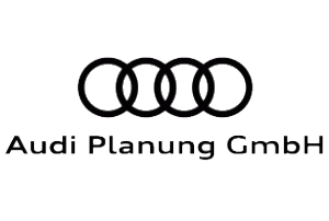 Das Logo der Audi Planung GmbH.